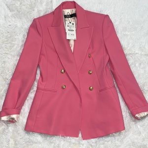 Pink oversized zara blazer NWT